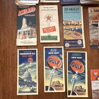 Mixed Brands 1951 Original Gas   Oil Road Map Lot Gulf Shell Texaco Sinclair