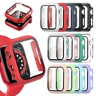 Case For Apple Watch Series 3 4 5 6 7 8  Se Screen Protector   Iwatch Full Cover