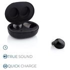 One Pair Rechargeable Hearing Aids Invisible Earbuds Seniors Ite Black For Adult
