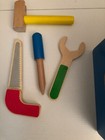 Melissa   Doug Wooden Hammer And Saw Tool Set Toy  missing A Few Pieces 
