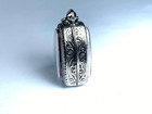 Old Brass Phra Pidta Holy Pendant Luck Wealth Fetish Talisman Thai Amulet