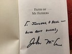 John Mccain Signed 1999 First Edition Hb dj   faith Of My Fathers    Free Postage   