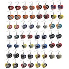 Brand New Licensed Nfl All Teams Swirl Heart Earring Dangle Charm Pick Your Team