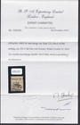 Ceylon  Scott 99a  sg 158a   Used  Double Surcharge  W  Bpa Cert