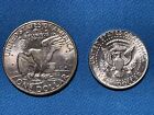 2 Clean Coins  1    ike Silver Dollar    Clad And 1 Jfk 40  Silver Half Dollar 