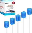 300 Pcs Disposable Oral Swabs - Long Handle Dental Foam Swabs For Mouth Care