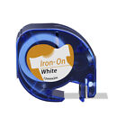20pk Iron On White Fabric Label Tape For Dymo Letra Tag Lt 18771 1 2  X 6 5ft
