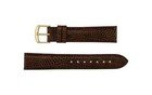 17mm Hadley-roma Ms715 Men s Brown Genuine Java Lizard Watch Band Strap