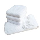 10pcs Cotton Diapers Children Washable Reusable Baby Diaper Pad Folding Kids Cha