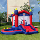 Bouncy House For Kids Outdoor Inflatable Bounce House With Slide  Blower  Ball P