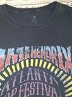 Jimi Hendrix Vintage  Atlanta 1970 Pop Festival T-shirt Men Black Short Sleeve
