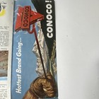 Conoco Yellowstone National Park 1965 Original Fold-out Map   Travel Brochure