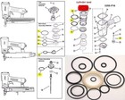 O-ring Rebuild Kit For Finish Nailer  Cylinder Seal  Compatible With Paslode 325