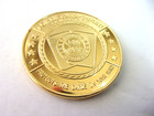 All In The Ultimate Poker Bet   Gold Poker Card Protector Coin New