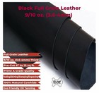Black Leather 9-10 Oz  3 6-4mm  Full Grain Tooling Leather Cowhide