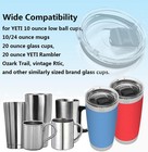 2pcs Magnetic Lid For Yeti 20oz Tumbler Fits Rambler Ozark Trail Rtic Mug Cup
