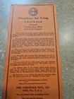 Griswold  Antique Directions Card   Parts For Original Meat   Food Chopper Rare