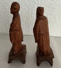 Vintage Set Chinese Hand Carve Boxwood Scholar And Poet Scholar A1200