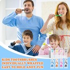 Disposable Toddler Toothbrush Kids Bulk Pack Of 100 suction Cup Bulk Children   