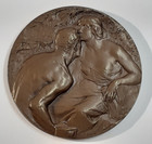 1906 Milano Exposition Bronze Medal British Section W  Case Uncirculated -mint 