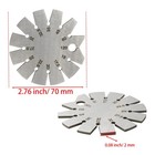 1 Pcs Brushed Silver 15-120 Degree Bevel Gauge  Stainless Steel Axe Angle Gau   