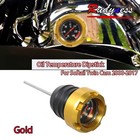 Us Gold Slope Cut Oil Temperature Dipstick For Harley Softail Twin Cam 00-17