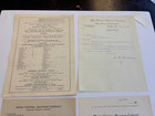 1907- 1930 Lot Of 5 Maine Central Railroad Steamship Lines Tariffs Rates Letters