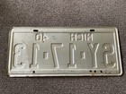 Rare 1940 Michigan License Plate All Original Paint Nice Plate