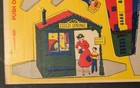 1950s Punch Out Train Book Page Card Unused Vintage Paper Toys Railroad Children