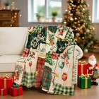  Christmas Throw Blanket Holiday Plaid Christmas Soft 50  X 60  Red  green
