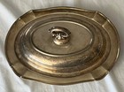 Continental Silver Plate Serving Dish Covered Lid  Oval Vintage Vegetable Meat