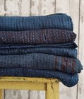 5 Pcs Wholesale Lot Indigo Blue Dyed Cotton Kantha Throws Quilt  Bedspread Throw