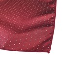 Silk Rust Gray Polka Dot Pocket Square Formal Prom Wedding Men Party Accessories