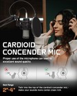 Condenser Xlr Microphone  Professional Cardioid Recording Microphone Kit With   