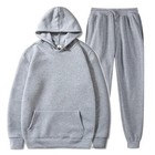 Men s Fleece Hoodie Jogger Set Tracksuit Casual Sportswear Comfortable Outfit