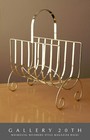 Weinberg Style  Rare Mid Century Brass Magazine Rack  Atomic Mcm 50s 60s Vintage