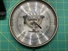 Selsi Aneroid Chrome Barometer West Germany Modern Mcm 6   Working