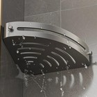 3 Tier Corner Shower Caddy Shelf Bathroom Corner Bath Storage Holder With 6 Hook