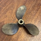 Vintage Solid Brass Boat Propeller Propellor 7 1 2 X 9 1 2 Michigan 7 5 