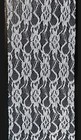 Ivory Floral Lace Tulle Fabric 6   x 10 Yd Roll Wedding Craft Decor Fashion New