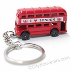 London Double Decker Bus Key Chain