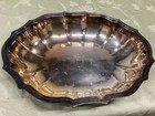 Lot Of 10 Vintage Silver-plated Serving Pieces- Scalloped Rims