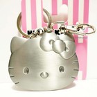 Hello Kitty Key Chain Ring Pewter Metal Keychain Backpack Clip Sanrio