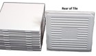 4 25  Square Un-glazed Ceramic Bisque Tiles For Decorating -box Of 10 Tiles