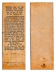  2  Orig 1939 Golden Gate Int l Exposition - Hotels - Matchbook Covers