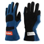 Racequip   355025rqp 355  Series Driving Gloves - Sfi 3 3 5 - Black blue - Large