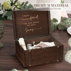 Aw Bridal Engraved Wooden Wedding Keepsake Box  Bridal Shower Gift For Bride
