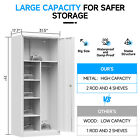 Steel Wardrobe Storage Closet Cabinet Clothes Organizer Metal Wardrobe Cupboards