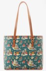 Dooney   Bourke Disney Mickey And Minnie Mouse Christmas Tote Bag Purse Nwt