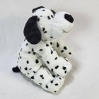 Ty Pluffies Dotters Dalmatian Dog Plush Stuffed Animal Black White Spotted 2009